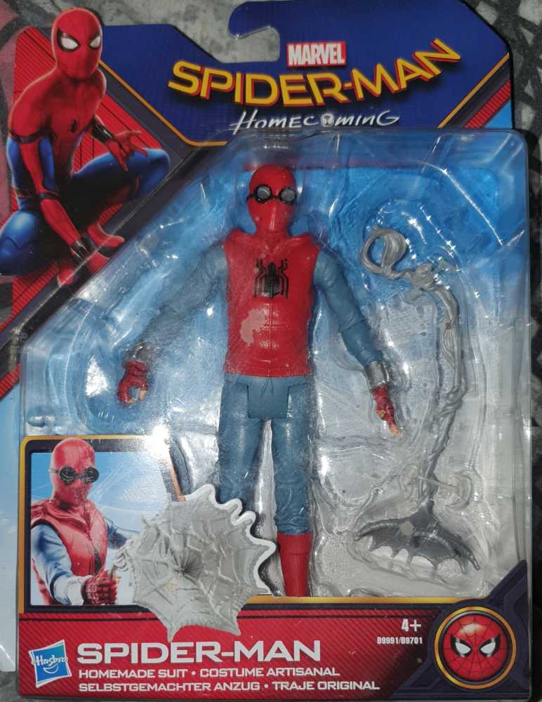 Hasbro Spiderman Homemade Suit 15cm - Hasbro (Spiderman Homecoming) action figure collectible [Barcode 5010993334285] - Main Image 2