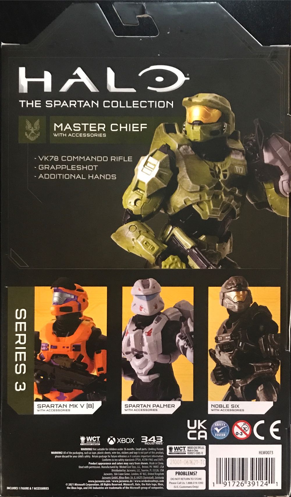 Master Chief - Jazwares (Halo The Spartan Collection) action figure collectible [Barcode 191726391241] - Main Image 2
