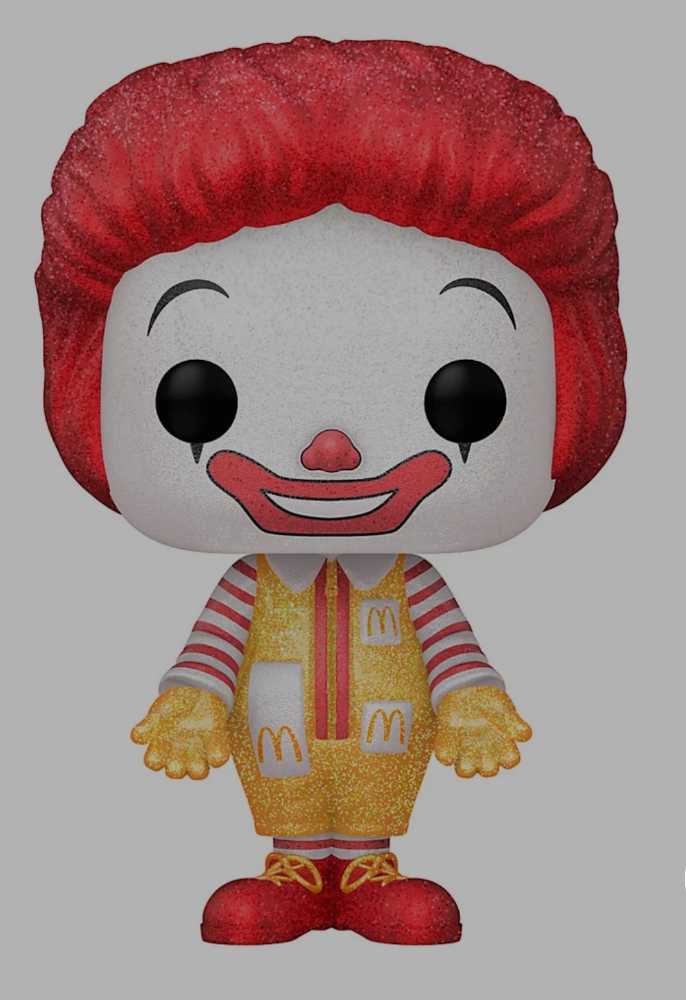 Funko Pop! Icons: McDonald’s - Ronald McDonald Boxed Lunch Exclusive Diamond Collection Glitter Edition  - Funko (McDonald’s) action figure collectible [Barcode 889698596039] - Main Image 3