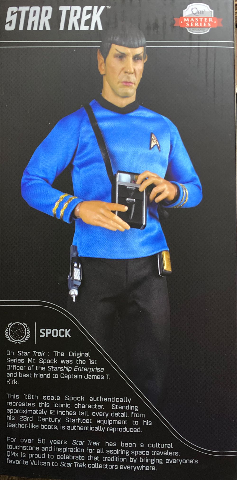 Quantum Mechanix Star Trek Master Series: Mr. Spock Limited Reissue Version 1: 6 Scale Action Figure - Quantum Mechanix (Sci-fi & Fantasy) action figure collectible [Barcode 812095024584] - Main Image 4