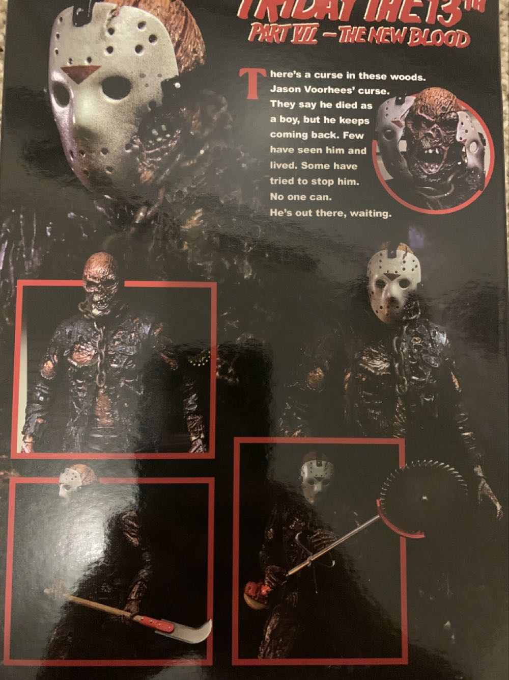 Friday The 13th Part 7 - The New Blood - Jason Vorhees  - FILMS - HORROR (Friday The 13th Part VII The New Blood) action figure collectible [Barcode 634482420034] - Main Image 4
