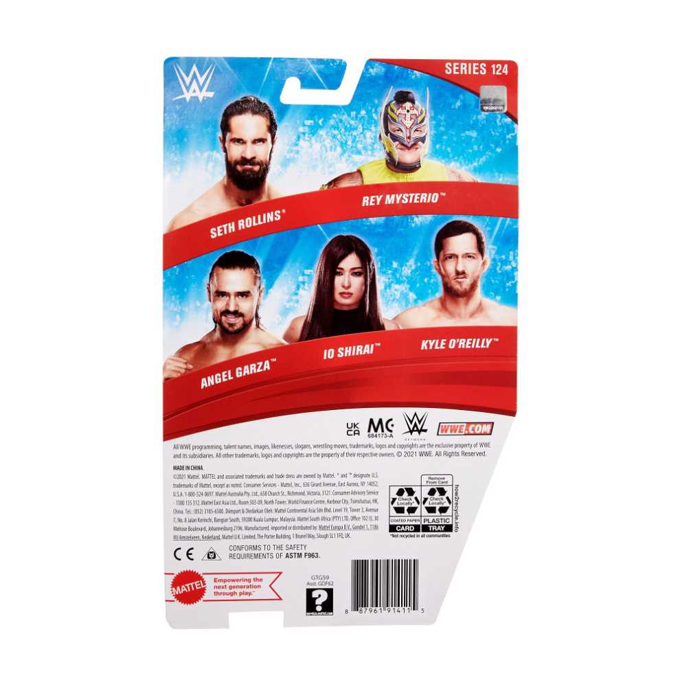 Kyle O’reilly - Mattel (WWE Basic Series 124) action figure collectible [Barcode 887961914115] - Main Image 2