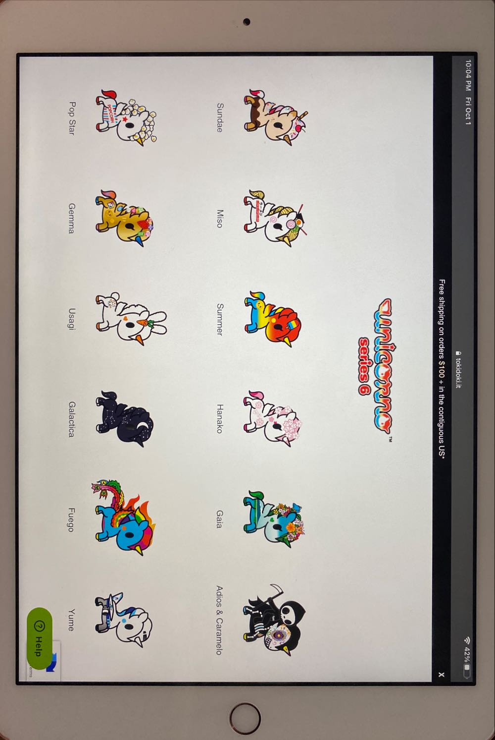 Galactica - Tokidoki action figure collectible - Main Image 2