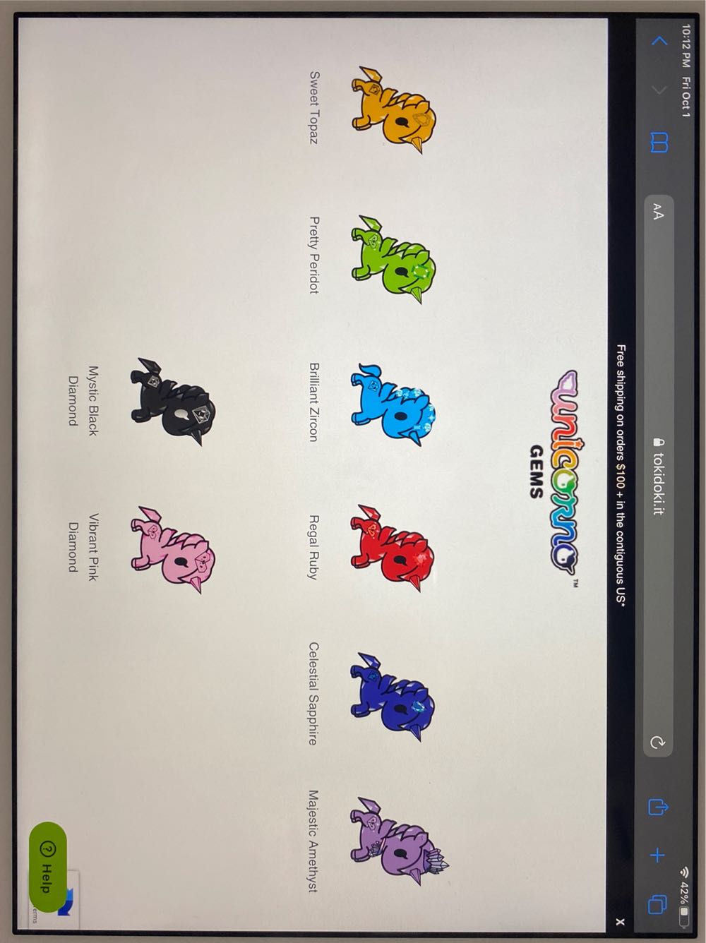 Pretty Peridot - Tokidoki action figure collectible - Main Image 2