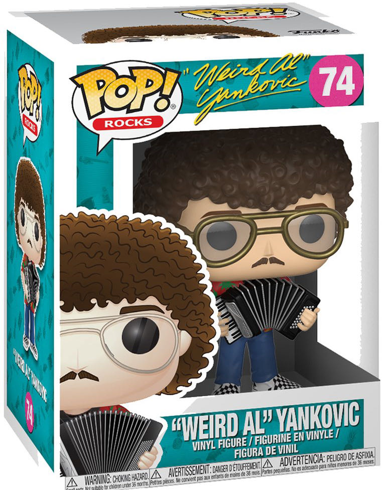 Pop! Rocks (Weird Al Yankovic): #74 Weird Al Yankovic - Funko (Weird Al Yankovic) action figure collectible [Barcode 889698299275] - Main Image 2