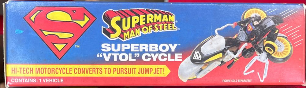 Superboy "Vtol” Cycle - Kenner / Hasbro INC. (Superman: Man of Steel) action figure collectible [Barcode 076281629216] - Main Image 2