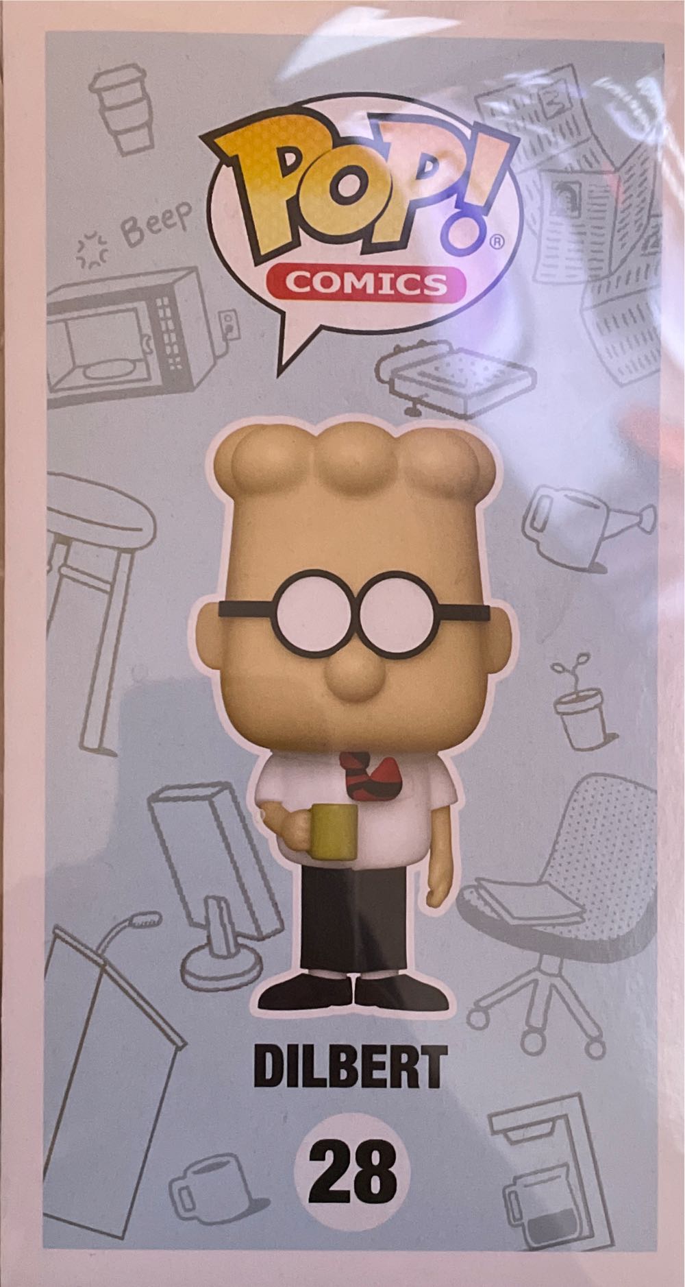 Dilbert # 28  (Funko Pop! Comics) action figure collectible [Barcode 889698515573] - Main Image 2