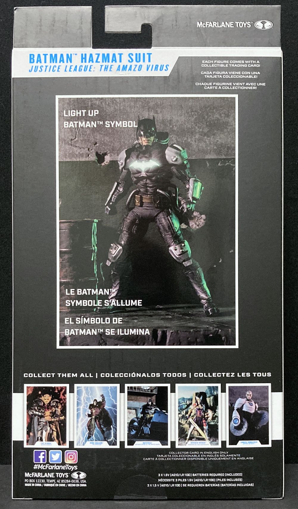 Batman: Hazmat Suit - DC - BATMAN (Justice League: The Amazo Virus) action figure collectible [Barcode 787926151695] - Main Image 3