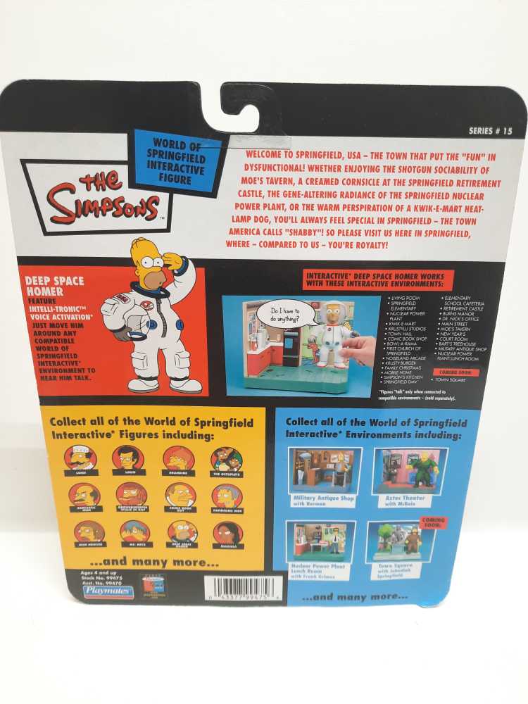Deep Space Homer  (World of Springfield: Simpsons) action figure collectible [Barcode 043377994756] - Main Image 2