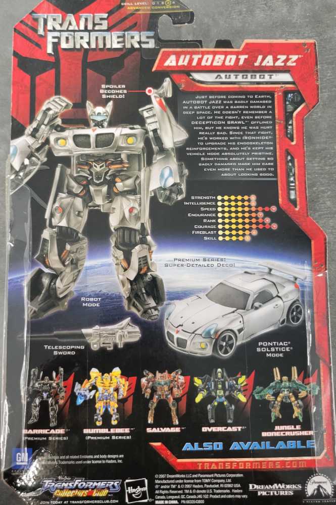 Jazz Premium  - Hasbro (Movie) action figure collectible - Main Image 3