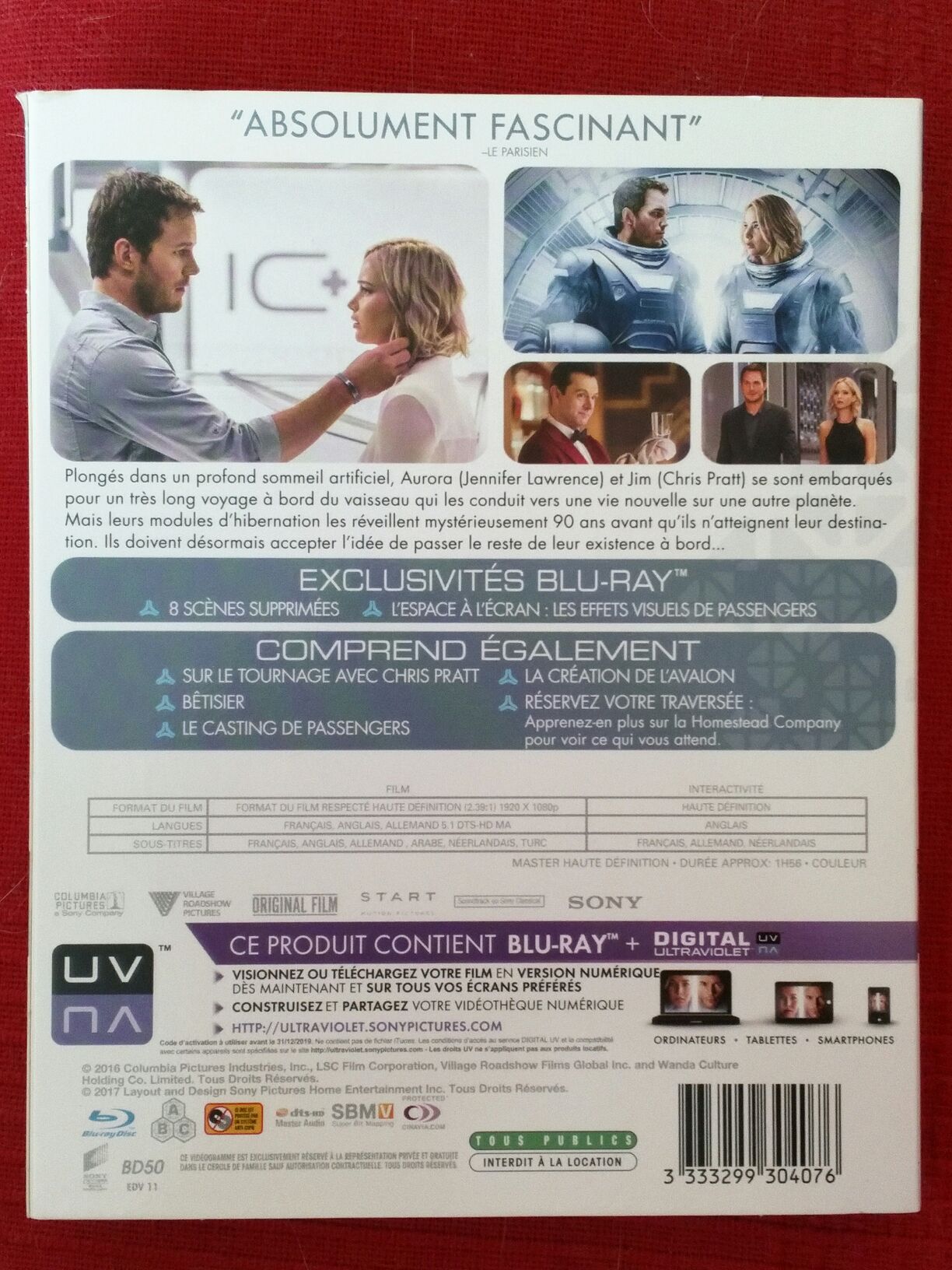 Passengers  action figure collectible [Barcode 3333299304076] - Main Image 2