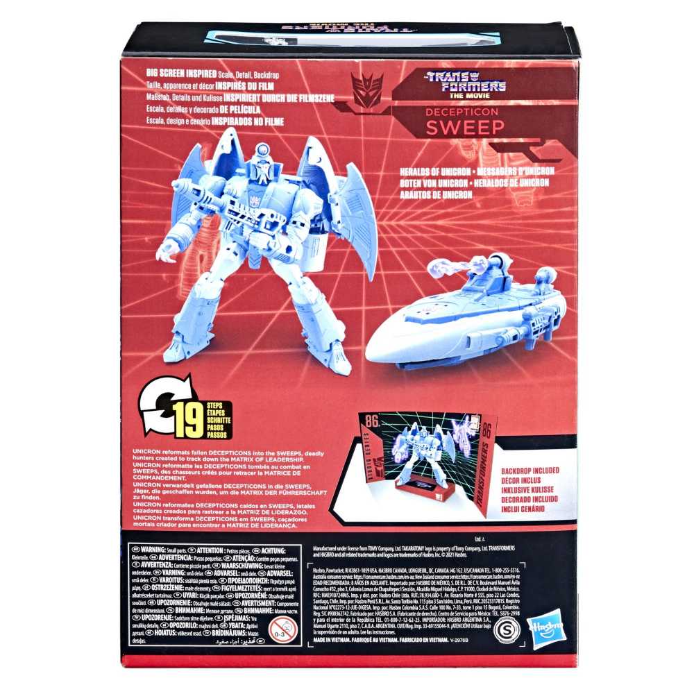 Decepticon Sweep - Hasbro / Takara Tomy (Studio Series ‘86: Transformers The Movie) action figure collectible [Barcode 630509989768] - Main Image 2