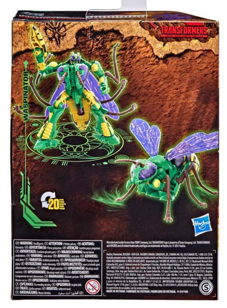 Transformers War For Cybertron Kingdom Waspinator - Hasbro (Transformers Kingdom) action figure collectible [Barcode 5010993782260] - Main Image 4