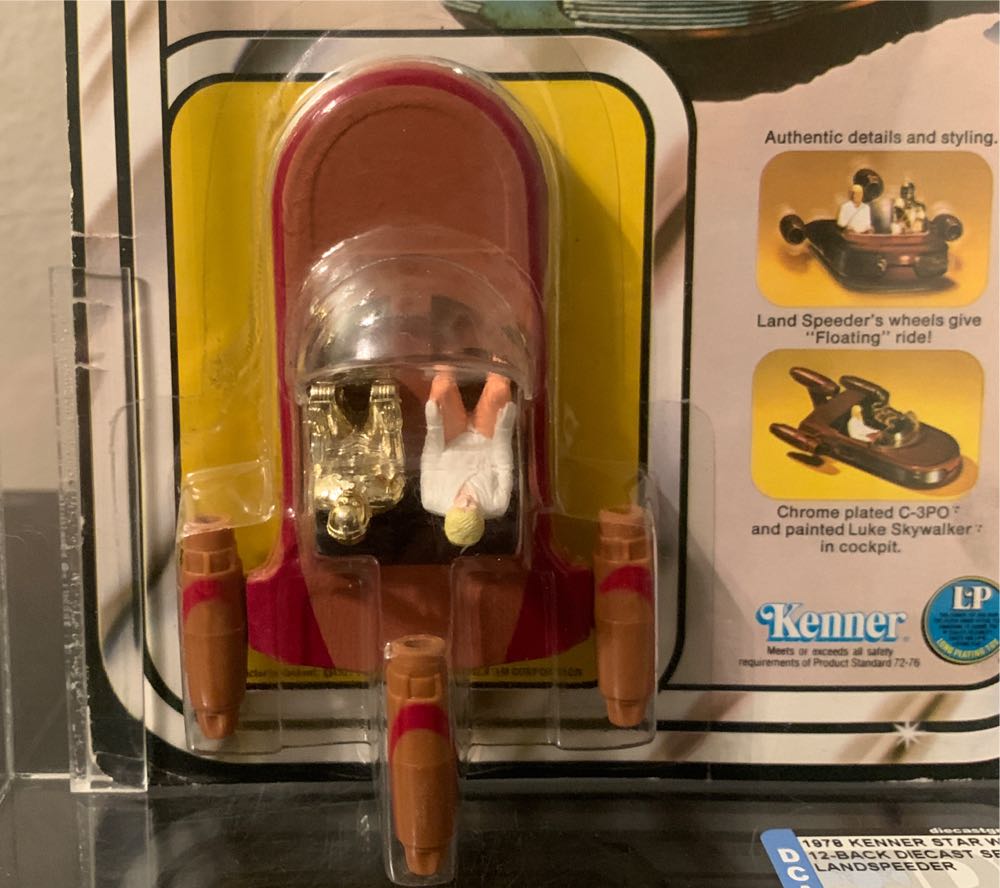 SOLD Graded - Landspeeder Die Cast Series 12-Back MOC - Kenner action figure collectible - Main Image 4