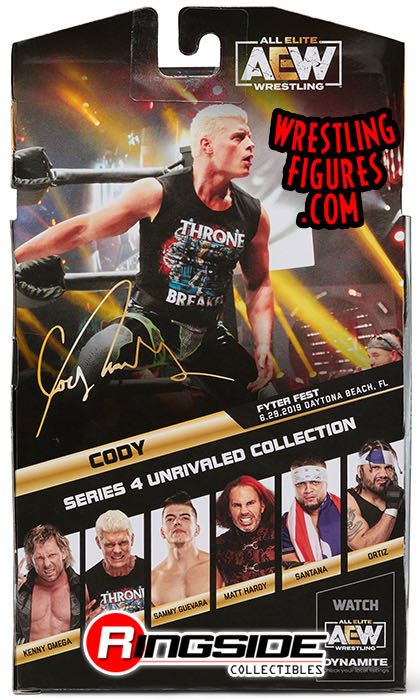 Cody Rhodes - Jazwares AEW (AEW Unrivaled 4) action figure collectible - Main Image 4