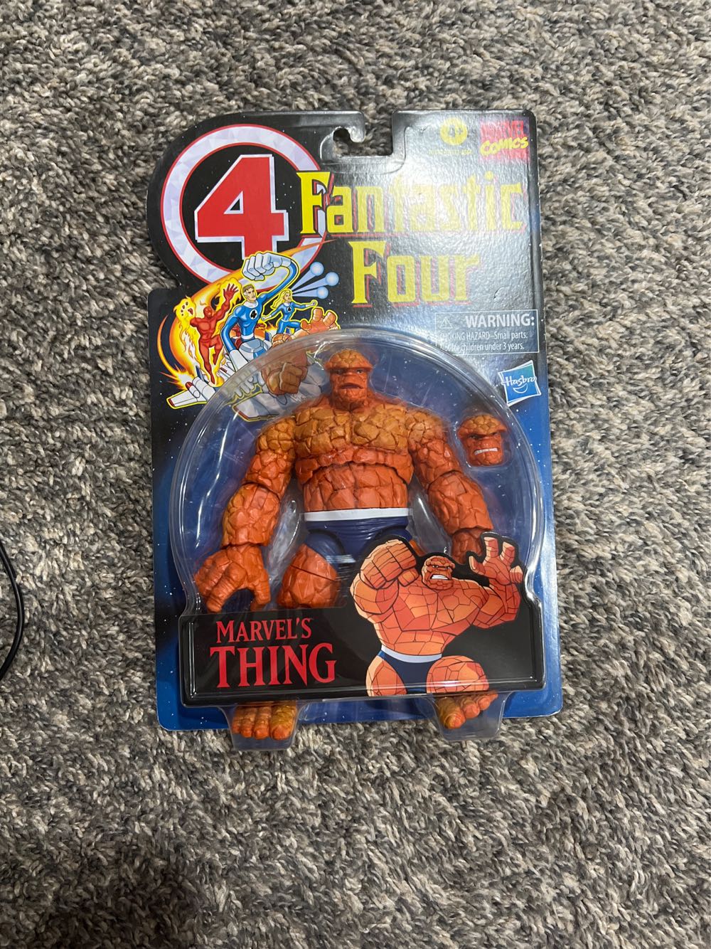 Thing (Retro Card) - Hasbro (Fantastic Four Retro Collection) action figure collectible [Barcode 5010993842605] - Main Image 2