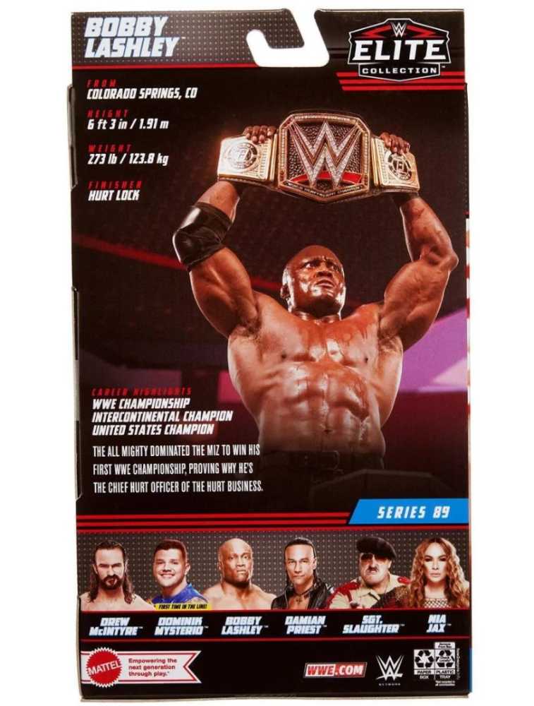 Bobby Lashley - Elite Series 91 - Mattel Wwe (Wwe Elite) action figure collectible [Barcode 194735021710] - Main Image 2