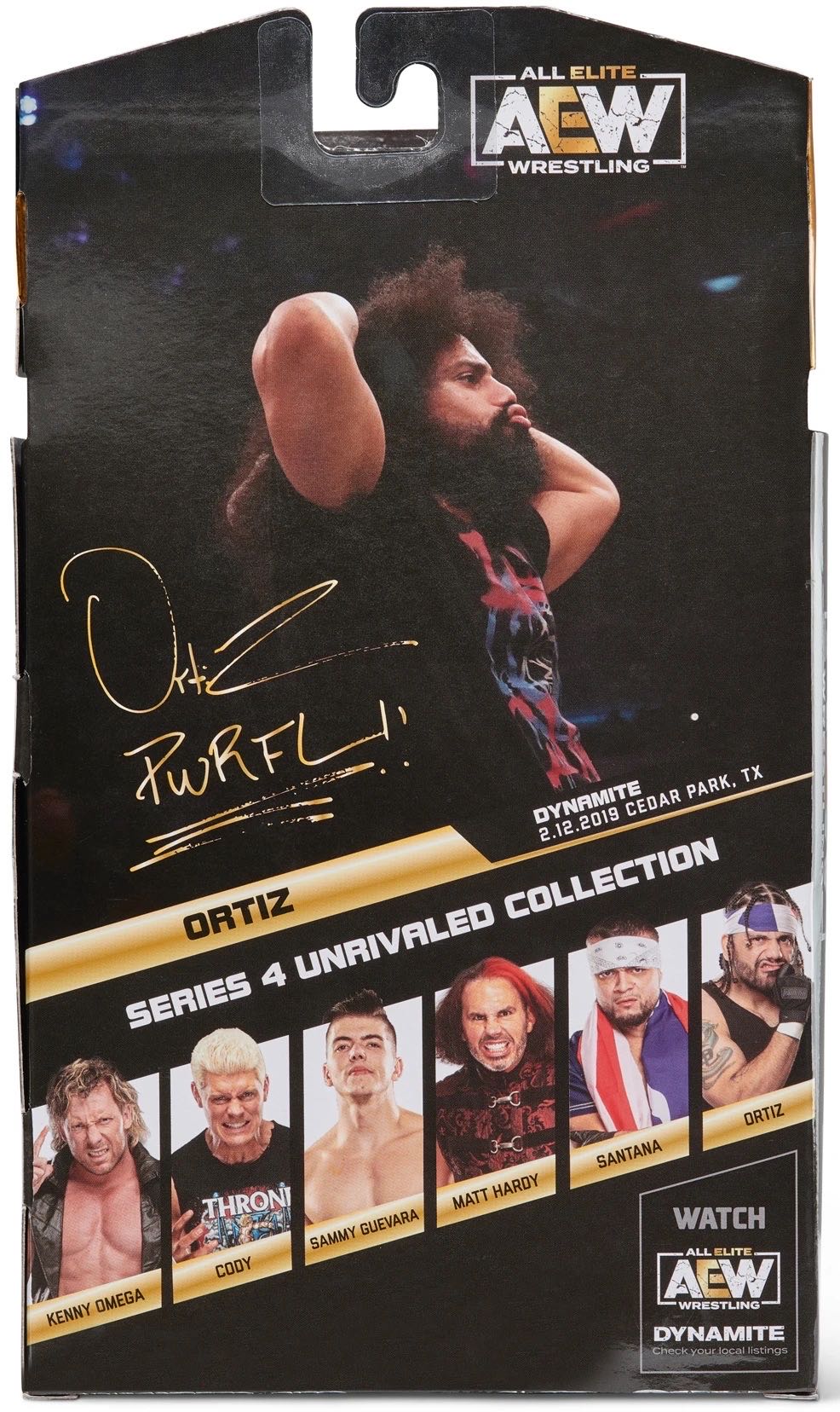 Ortiz - Jazwares AEW (AEW Unrivaled 4) action figure collectible - Main Image 4