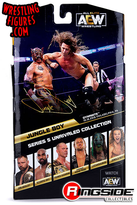 #42 Jungle Boy - Jazwares AEW (AEW Unrivaled 5) action figure collectible - Main Image 4