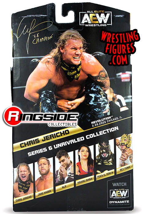 Chris Jericho - Jazwares AEW (AEW Unrivaled 6) action figure collectible - Main Image 4