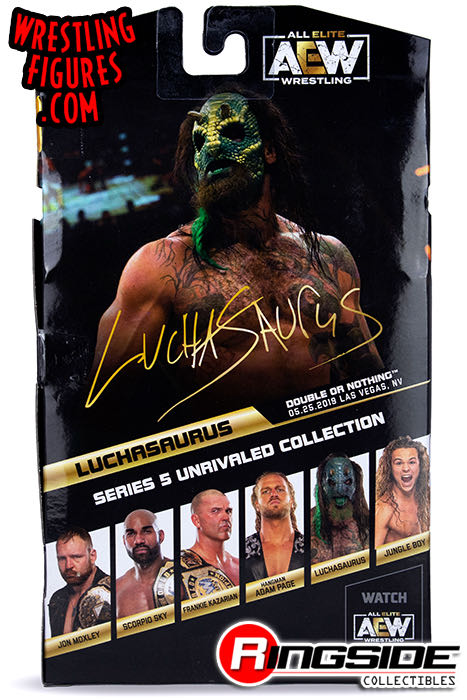 #41 Luchasaurus - Jazwares AEW (AEW Unrivaled 5) action figure collectible - Main Image 4