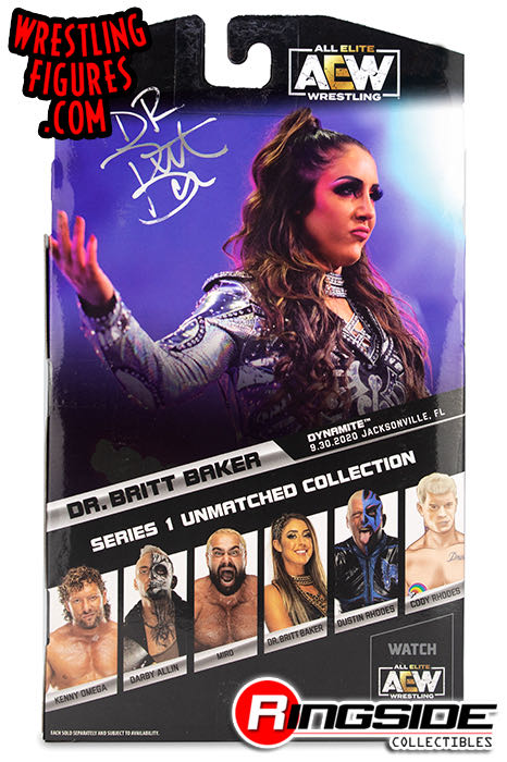  Dr. Britt Baker - Jazwares AEW (AEW Unmatched Collection 1) action figure collectible - Main Image 4
