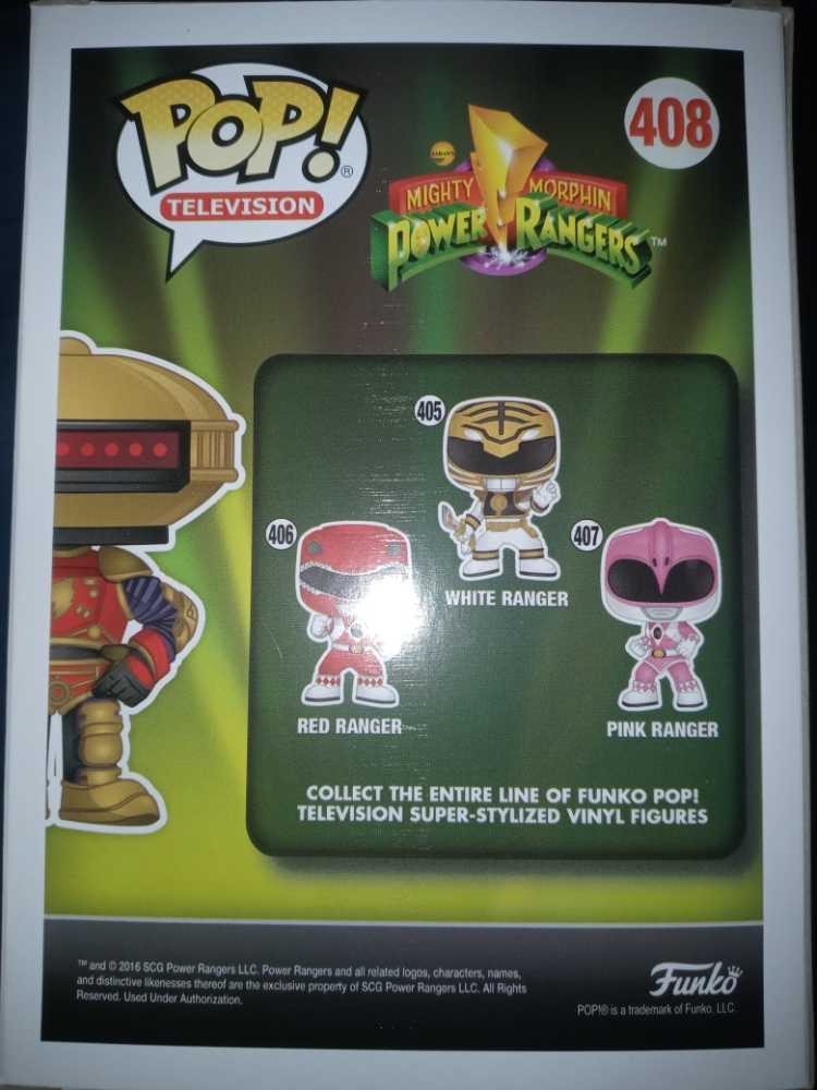 Funko Pop! Alpha 5 #408 - Funko (Mighty Morphin Power Rangers) action figure collectible [Barcode 889698112000] - Main Image 2