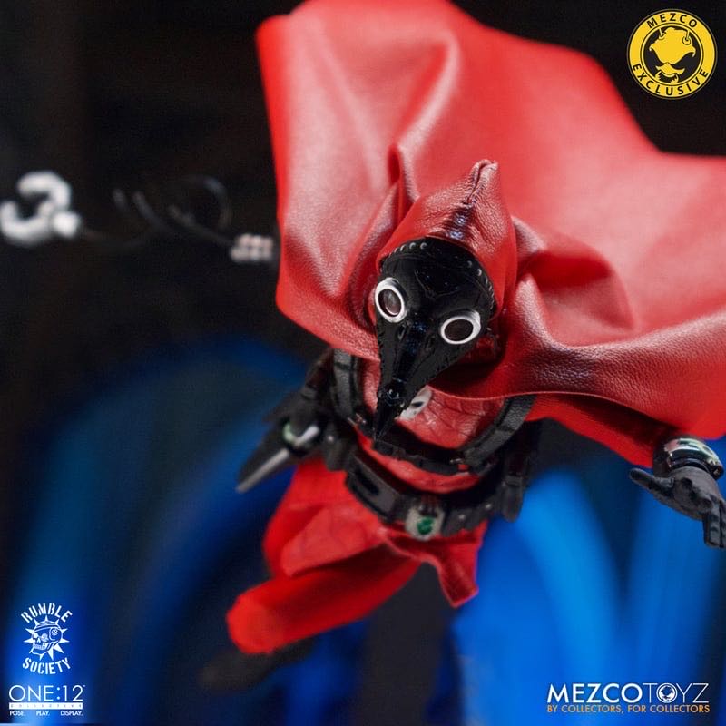 Doc Nocturnal - Red Death Edition - Mezco Toyz (Rumble Society) action figure collectible [Barcode 696198120219] - Main Image 4