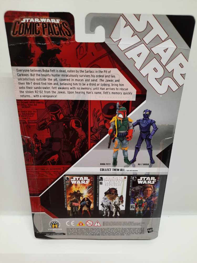 Boba Fett & RA-7 Droid - Star Wars Comic Packs (Star Wars #81) - Hasbro (Star Wars) action figure collectible [Barcode 653569270928] - Main Image 2