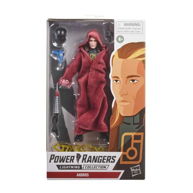 Mighty Morphin Power Rangers Lightning Collection Power Rangers In Space Andros - Hasbro (Power Rangers Lightning Collection) action figure collectible [Barcode 5010993871353] - Main Image 2