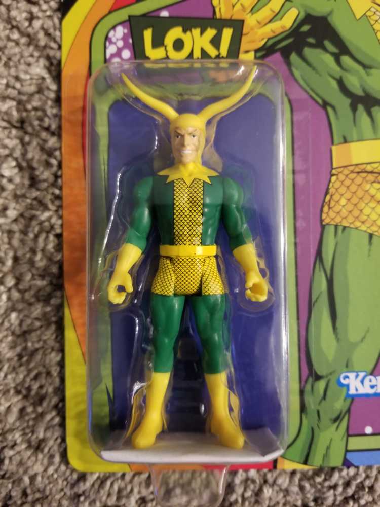 Retro Loki - Hasbro (Marvel Legends Retro 3.75”) action figure collectible [Barcode 5010993849017] - Main Image 4