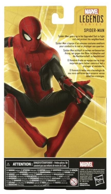 Spider-Man (No Way Home Upgraded Suit) - Hasbro (Marvel Legends) (Marvel Legends) action figure collectible [Barcode 5010993791491] - Main Image 2