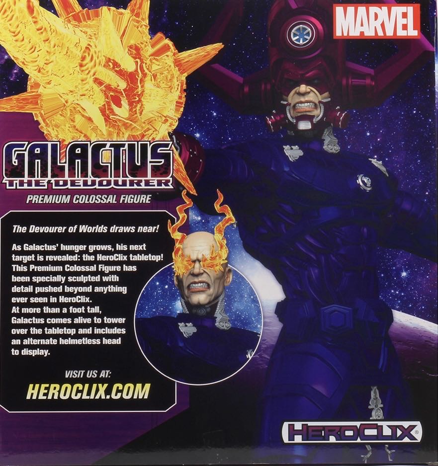 Galactus the Devourer (HeroClix) - WizKids/NECA LLC (Marvel Heroclix) action figure collectible [Barcode 634482847596] - Main Image 2