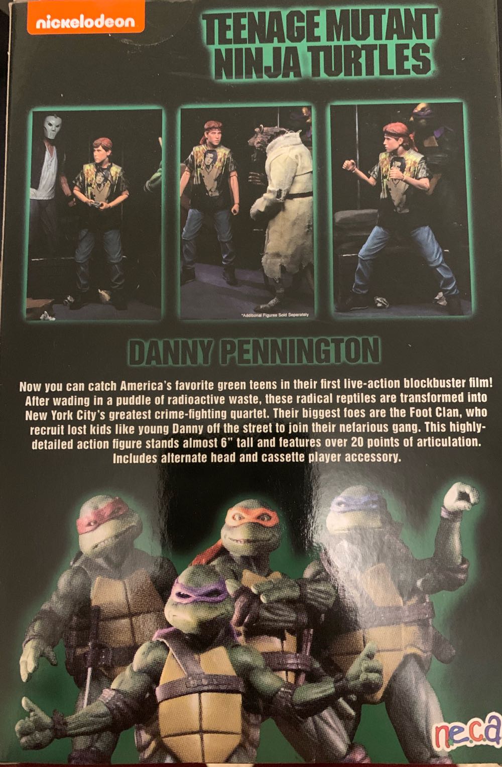 TMNT: Danny Pennington - Neca (TMNT: The Movie 90’s) action figure collectible - Main Image 2