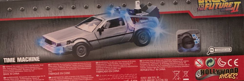 Back To The Future: Time Machine - Jada Toys (Back To The Future Part II) action figure collectible - Main Image 3