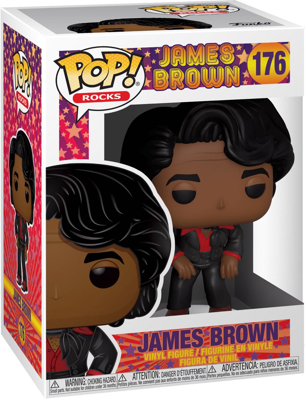 Funko Pop! Rocks James Brown (James Brown) 176  action figure collectible [Barcode 889698411400] - Main Image 2