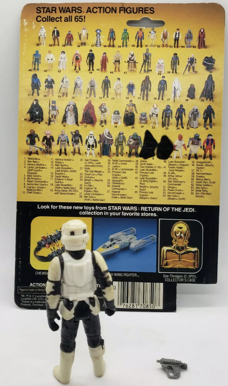 Graded - Biker Scout Trooper  (Return Of The Jedi) action figure collectible - Main Image 2