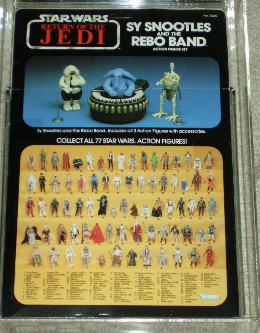Graded - Sy Snootles And The Rebo Band - Kenner (Return Of The Jedi) action figure collectible - Main Image 2