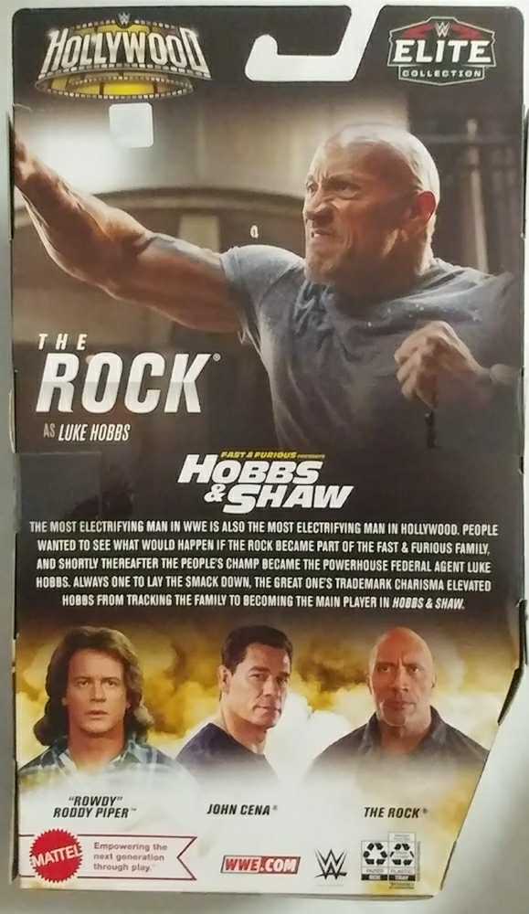 The Rock - Mattel (Elite Hollywood Series) action figure collectible [Barcode 194735010332] - Main Image 2