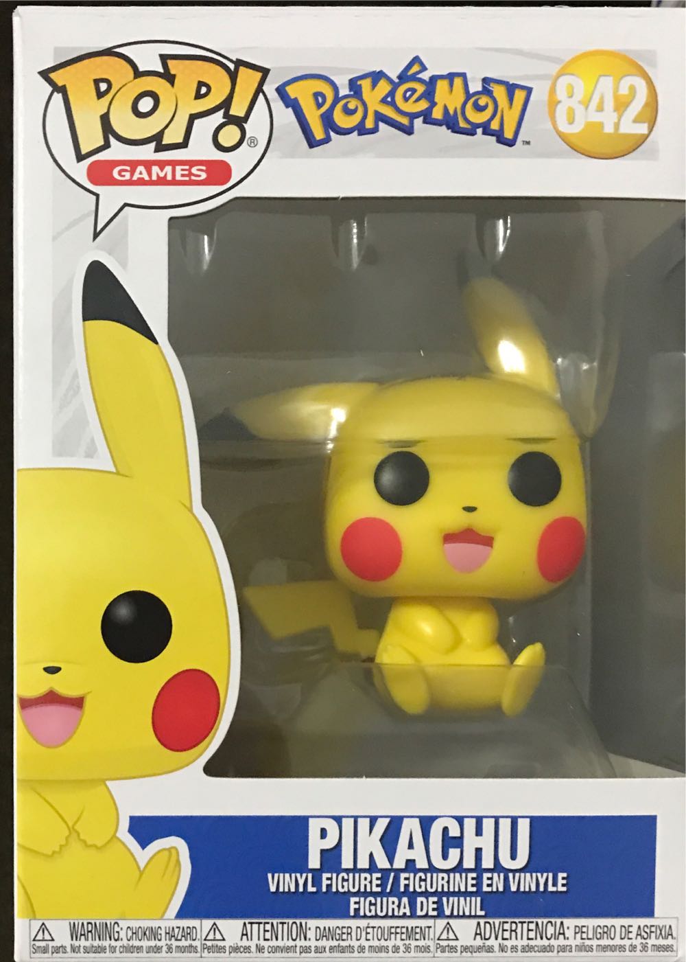 Pokemon: Pikachu Sitting #842  action figure collectible [Barcode 889698563079] - Main Image 2