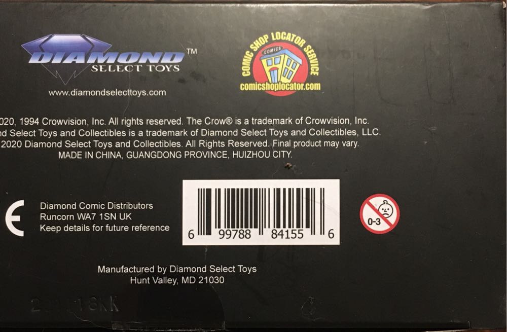 The Crow - FILMS - ACTION (The Crow) action figure collectible [Barcode 699788841556] - Main Image 4