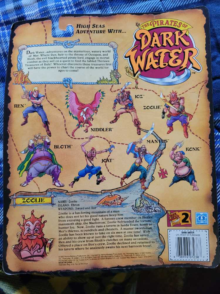 Zoolie - Hasbro (The Pirates of Dark Water) action figure collectible [Barcode 038976072387] - Main Image 3