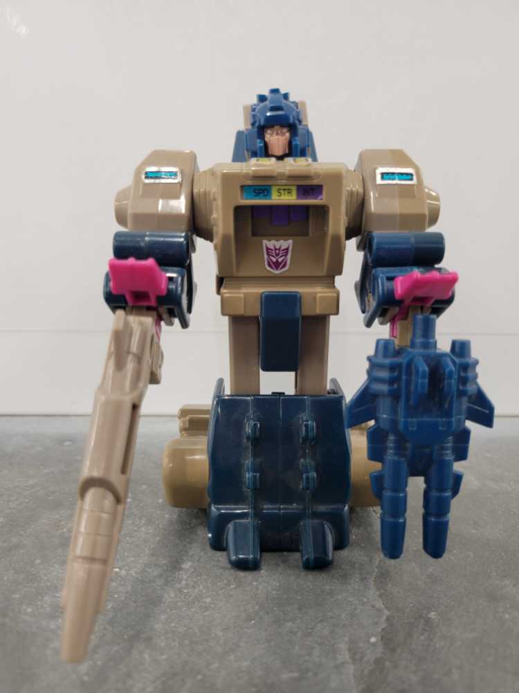 Horri-Bull And Kreb Headmaster Jr - Hasbro (1988) action figure collectible - Main Image 2