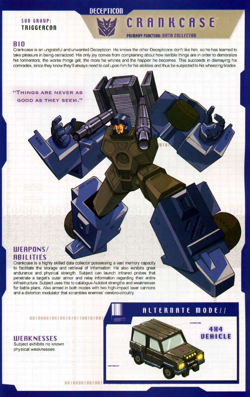 Transformers G1 Crankcase Triggercon - Hasbro (1988) action figure collectible - Main Image 7