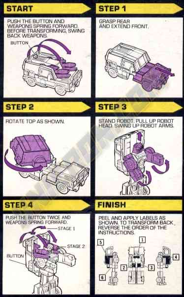 Transformers G1 Crankcase Triggercon - Hasbro (1988) action figure collectible - Main Image 8