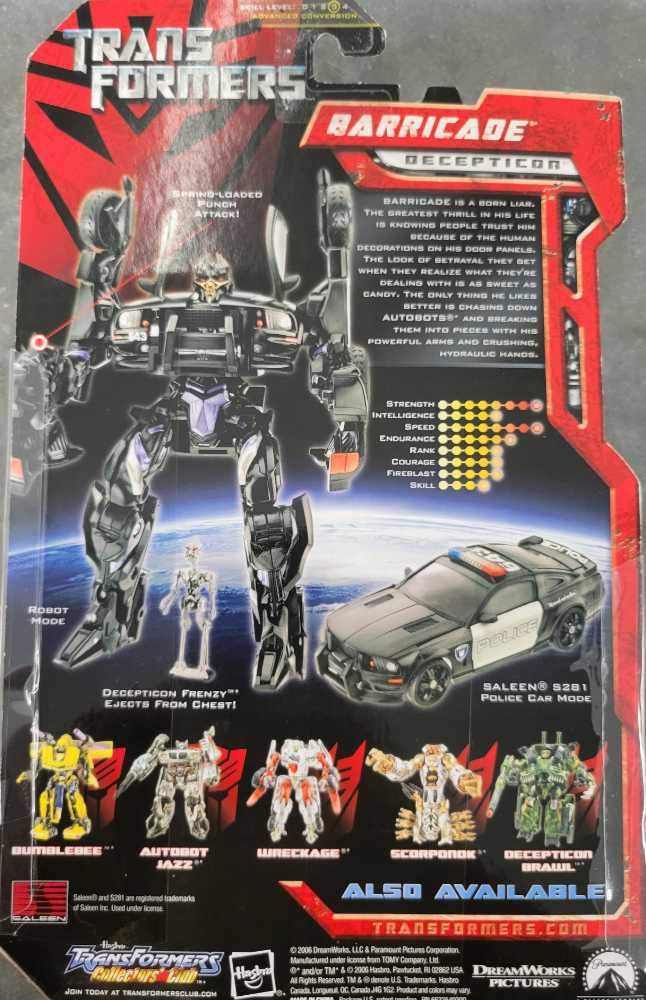 Barricade With Frenzy 1st Carded - Hasbro (Movie) action figure collectible - Main Image 3