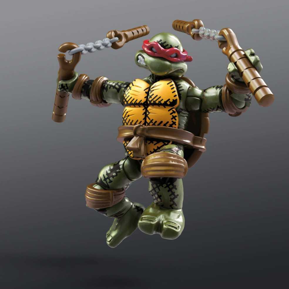 Mega Contrux Black Series Tmnt Teenage Mutant Ninja Turtle Michelangelo - Mega Construx (Mega Construx) action figure collectible [Barcode 887961887198] - Main Image 3