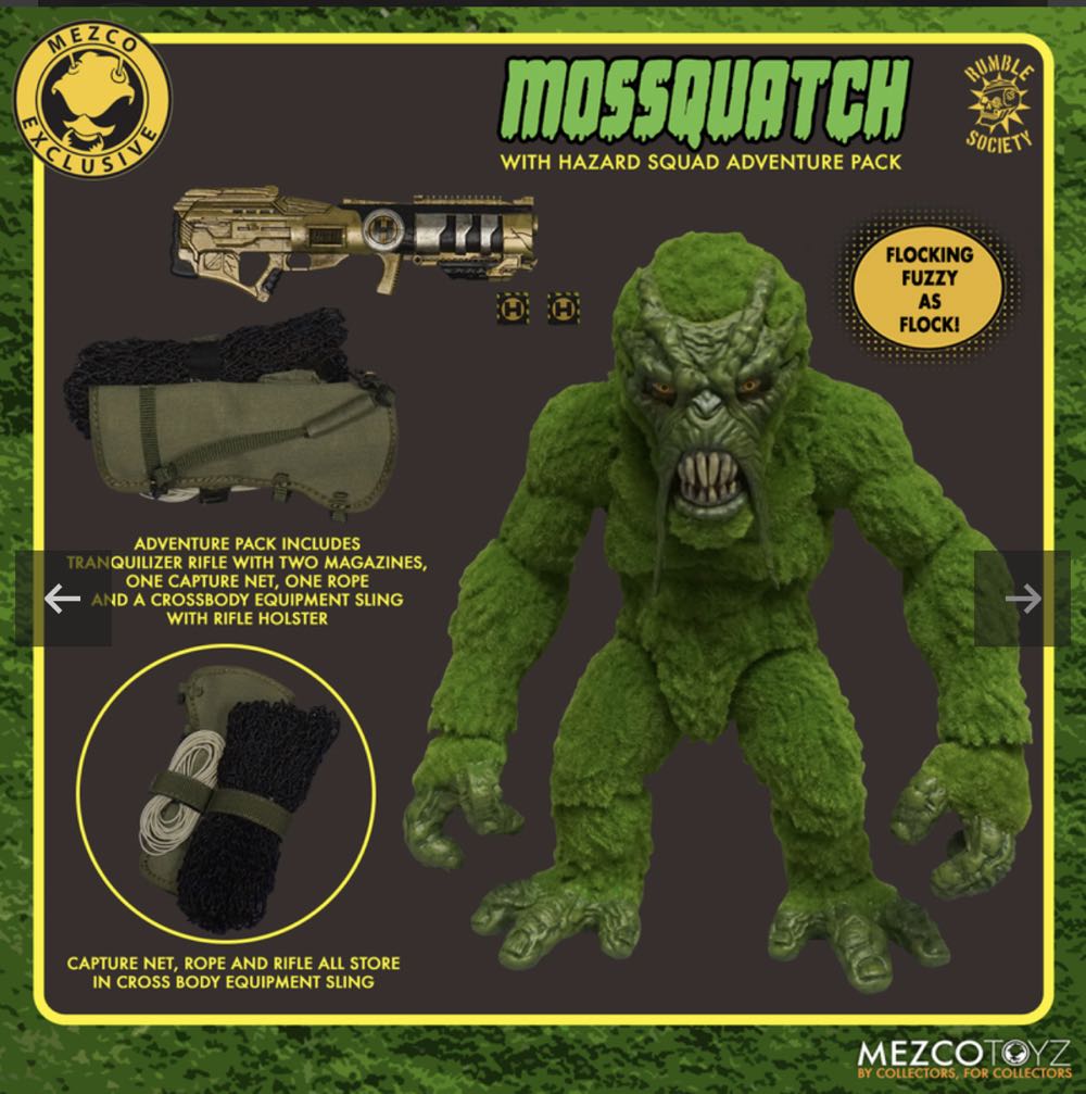 Mossquatch - Mezco Toyz (Rumble Society) action figure collectible [Barcode 696198120608] - Main Image 2