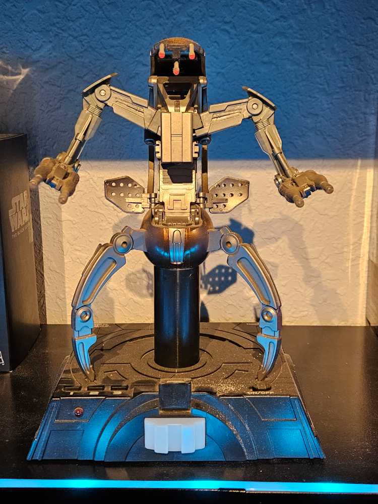 Star Wars Episode 1 Animated Destroyer Droid Room Alarm Tiger Electronics Star  (1999-2000 Episode I) action figure collectible [Barcode 050626008652] - Main Image 2