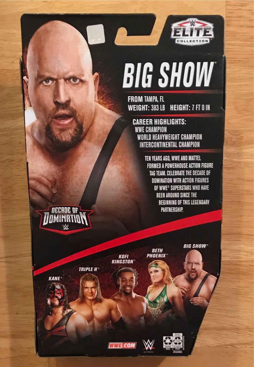 Big Show - Mattel Wwe (WWE Mattel Elite Walmart Exclusive Decade Of Domination Series 2) action figure collectible [Barcode 887961954487] - Main Image 2